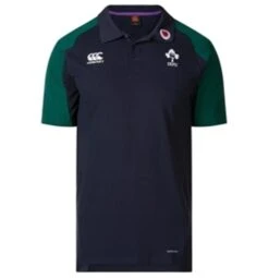 Polo Irlande Rugby Vapordi Bleu/Vert