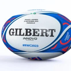Ballon De Rugby Gilbert Officiel Coupe Du Monde 2023 France - Namibie -Magasin De Sport De Rugby ballon de rugby gilbert officiel coupe du monde 2023 france namibie 2
