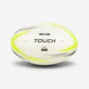Ballon De Rugby Taille 4 - R500 Touch Wet Grip Blanc