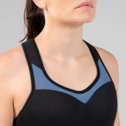 Brassière De Rugby Femme - R500 Noir Bleu -Magasin De Sport De Rugby brassiere de rugby femme r500 noir bleu 1