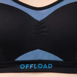 Brassière De Rugby Femme - R500 Noir Bleu -Magasin De Sport De Rugby brassiere de rugby femme r500 noir bleu 5