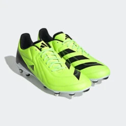 Chaussures De Rugby Adulte - ADIDAS RS 15 SG HYBRIDE Jaune Fluo -Magasin De Sport De Rugby chaussures de rugby adulte adidas rs 15 sg hybride jaune fluo 2