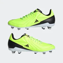Chaussures De Rugby Adulte - ADIDAS RS 15 SG HYBRIDE Jaune Fluo -Magasin De Sport De Rugby chaussures de rugby adulte adidas rs 15 sg hybride jaune fluo 4