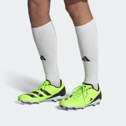 Chaussures De Rugby Adulte - ADIDAS RS 15 SG HYBRIDE Jaune Fluo -Magasin De Sport De Rugby chaussures de rugby adulte adidas rs 15 sg hybride jaune fluo 9