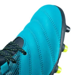 CHAUSSURES DE RUGBY MOULÉES TERRAIN SEC R500 ENFANT Bleu -Magasin De Sport De Rugby chaussures de rugby moulees terrain sec r500 enfant bleu 4