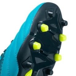 CHAUSSURES DE RUGBY MOULÉES TERRAIN SEC R500 ENFANT Bleu -Magasin De Sport De Rugby chaussures de rugby moulees terrain sec r500 enfant bleu 5