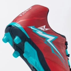 CHAUSSURES DE RUGBY MOULÉES TERRAIN SEC R500 ENFANT Rouge -Magasin De Sport De Rugby chaussures de rugby moulees terrain sec r500 enfant rouge 5