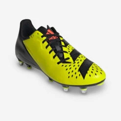 ADIDAS Chaussures De Rugby Vissées Hybride Terrain Gras Adulte - MALICE SG Jaune Noir