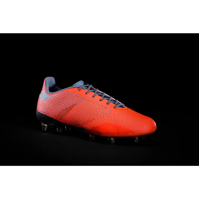 Chaussures De Rugby Vissées Terrain Gras Homme - SCORE R900 HYBRID Orange 7 Chaussures De Rugby Vissées Terrain Gras Homme - SCORE R900 HYBRID Orange – Image 7