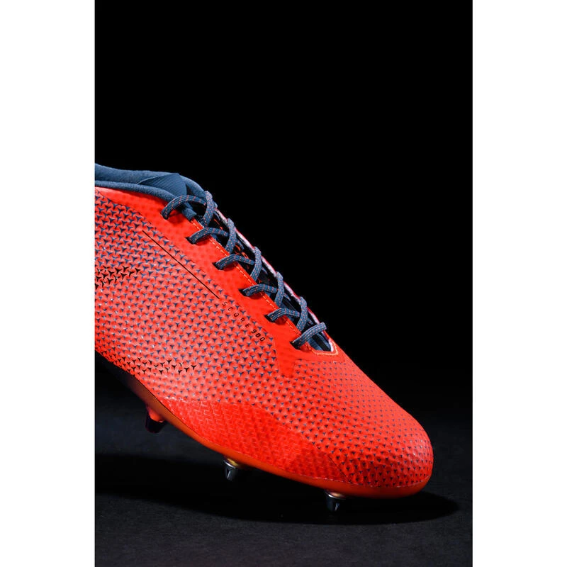Chaussures De Rugby Vissées Terrain Gras Homme - SCORE R900 HYBRID Orange 8 Chaussures De Rugby Vissées Terrain Gras Homme - SCORE R900 HYBRID Orange – Image 8