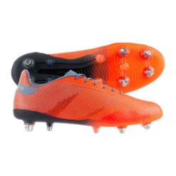 Chaussures De Rugby Vissées Terrain Gras Homme - SCORE R900 HYBRID Orange 19 Chaussures De Rugby Vissées Terrain Gras Homme - SCORE R900 HYBRID Orange -Magasin De Sport De Rugby chaussures de rugby vissees terrain gras homme score r900 hybrid orange 9