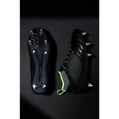 CHAUSSURES DE RUGBY VISSÉES TERRAIN GRAS IMPACT R900 8 Crampons HOMME NOIRE -Magasin De Sport De Rugby chaussures de rugby vissees terrain gras impact r900 8 crampons homme noire 5