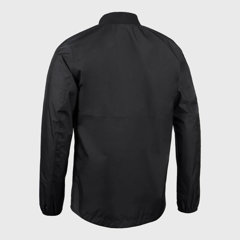 Coupe Vent De Pluie Imperméable De Rugby Adulte - Smocktop Noir 500 2 Coupe Vent De Pluie Imperméable De Rugby Adulte - Smocktop Noir 500 – Image 2