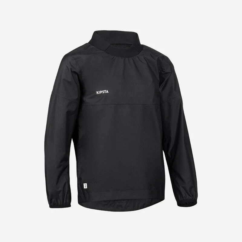 COUPE VENT IMPERMÉABLE DE RUGBY ENFANT - SMOCKTOP JR NOIR 1 COUPE VENT IMPERMÉABLE DE RUGBY ENFANT - SMOCKTOP JR NOIR