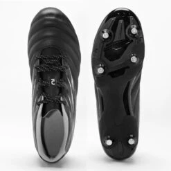 Crampons De Rugby Vissés Enfant - SKILL R500 JUNIOR SG Noir Motif -Magasin De Sport De Rugby crampons de rugby visses enfant skill r500 junior sg noir motif 6