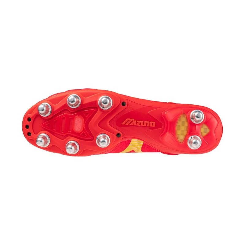 CRAMPONS MIZUNO MORELIA NEO IV BETA ELITE SI Rugby Rouge 2 CRAMPONS MIZUNO MORELIA NEO IV BETA ELITE SI Rugby Rouge – Image 2
