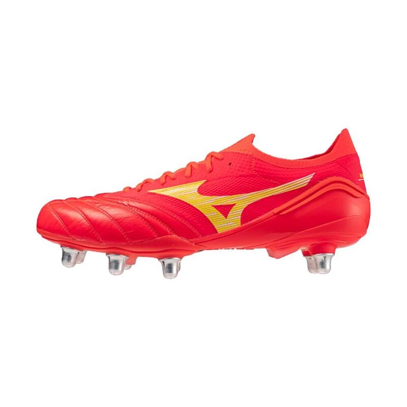 CRAMPONS MIZUNO MORELIA NEO IV BETA ELITE SI Rugby Rouge 3 CRAMPONS MIZUNO MORELIA NEO IV BETA ELITE SI Rugby Rouge – Image 3