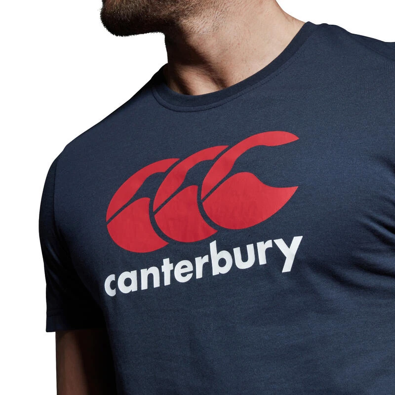 Canterbury Maillot Manches Courtes De Rugby Adulte - CCC LOGO TEE SHIRT Bleu Marine 3 Canterbury Maillot Manches Courtes De Rugby Adulte - CCC LOGO TEE SHIRT Bleu Marine – Image 3