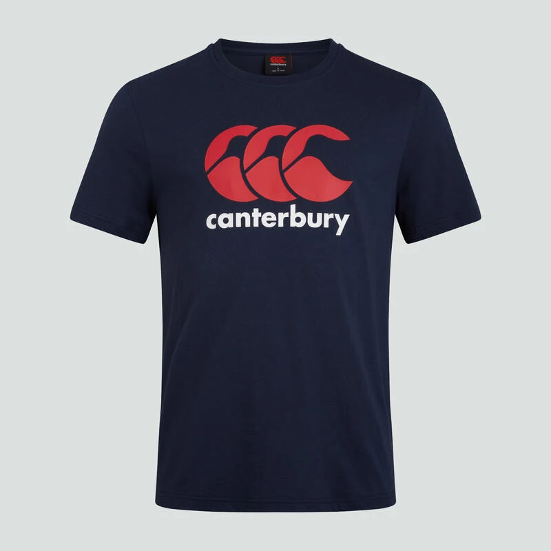 Canterbury Maillot Manches Courtes De Rugby Adulte - CCC LOGO TEE SHIRT Bleu Marine 1 Canterbury Maillot Manches Courtes De Rugby Adulte - CCC LOGO TEE SHIRT Bleu Marine