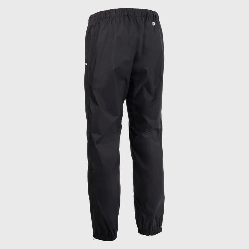 PANTALON DE PLUIE IMPERMÉABLE DE RUGBY ADULTE - R500 NOIR 2 PANTALON DE PLUIE IMPERMÉABLE DE RUGBY ADULTE - R500 NOIR – Image 2