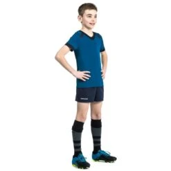 Short De Rugby Avec Poches Enfant - R100 Bleu -Magasin De Sport De Rugby short de rugby avec poches enfant r100 bleu 5