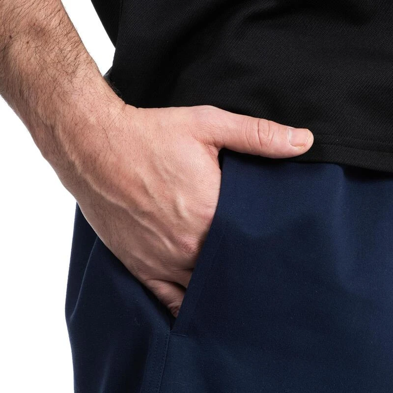 Short Rugby Adulte Avec Poches R100 Bleu 6 Short Rugby Adulte Avec Poches R100 Bleu – Image 6