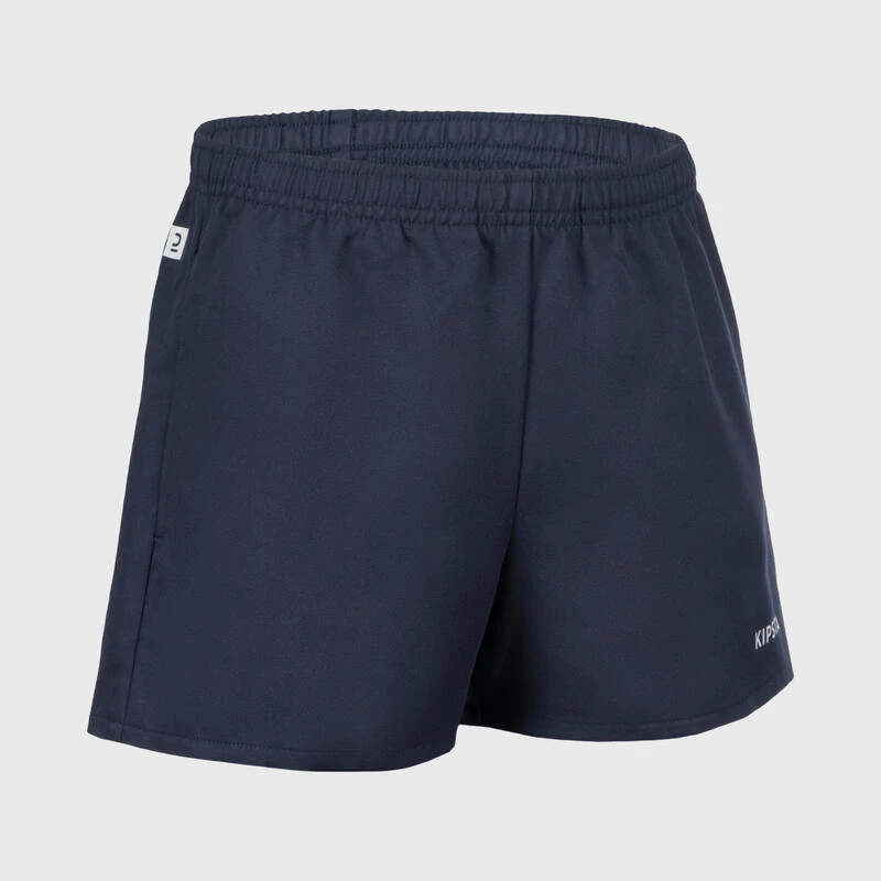 Short Rugby Adulte Avec Poches R100 Bleu 1 Short Rugby Adulte Avec Poches R100 Bleu