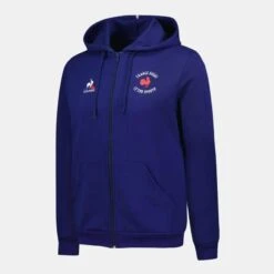 Le Coq Sportif SWEAT ZIPPÉ À CAPUCHE ADULTE FRANCE RUGBY -Magasin De Sport De Rugby sweat zippe a capuche adulte france rugby 2