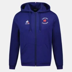 Le Coq Sportif SWEAT ZIPPÉ À CAPUCHE ADULTE FRANCE RUGBY