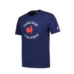 Le Coq Sportif T-SHIRT FANWEAR BLEU ENFANT FRANCE RUGBY -Magasin De Sport De Rugby t shirt fanwear bleu enfant france rugby 2